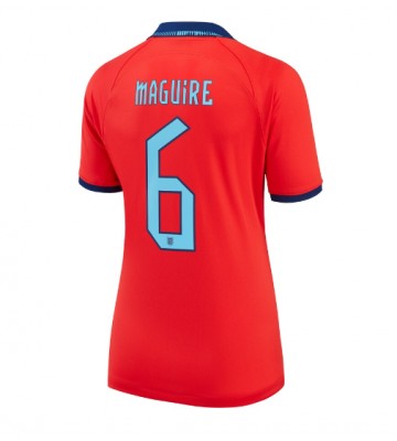 England Harry Maguire #6 Bortedrakt Kvinner VM 2022 Kortermet
